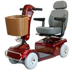 Shoprider Sunrunner 4 Wheel Scooter - Blue Shoprider 