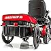 Pride MAXIMA Bariatric 4-wheel HD Electric Scooter Red + Challenger Mobility Trailer Challenger Mobility 