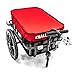 Pride MAXIMA Bariatric 4-wheel HD Electric Scooter Red + Challenger Mobility Trailer Challenger Mobility 