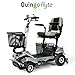 Quingo Flyte Mobility Scooter - Self Loading Into Car - Patented 5 Wheel Anti-Tip Stability System - Safer than 4 Wheel Scooters - Turns Like a 3 Wheel Scooter Advanced Vehicle Concepts, Ltd. 