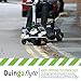 Quingo Flyte Mobility Scooter - Self Loading Into Car - Patented 5 Wheel Anti-Tip Stability System - Safer than 4 Wheel Scooters - Turns Like a 3 Wheel Scooter Advanced Vehicle Concepts, Ltd. 