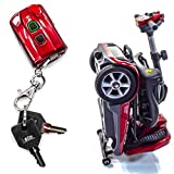 EV Rider Transport AF+ - Automatic Folding Scooter with Remote Lithium Power Mobility (Burgundy Red)