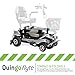 Quingo Flyte Mobility Scooter - Self Loading Into Car - Patented 5 Wheel Anti-Tip Stability System - Safer than 4 Wheel Scooters - Turns Like a 3 Wheel Scooter Advanced Vehicle Concepts, Ltd. 